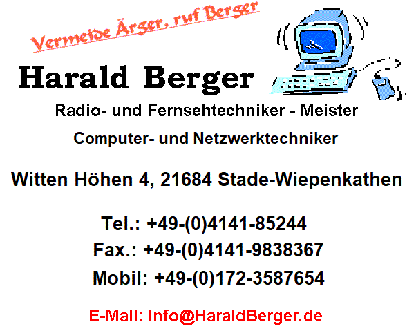 Tel.: +49-(0)4141-85244, Fax.: +49-(0)4141-9838367, Mobil: +49-(0)172-3587654